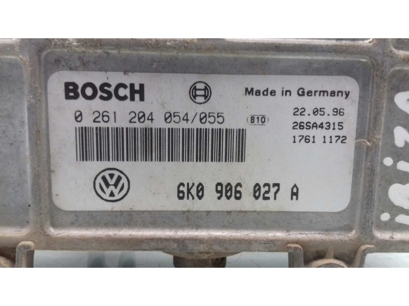 Recambio de centralita motor uce para seat ibiza (6k) básico referencia OEM IAM 6K0906027A 0261204054/055 BOSCH