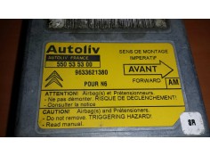 Recambio de centralita airbag para citroen xsara berlina 1.6 lx referencia OEM IAM 550535300 9633621380 