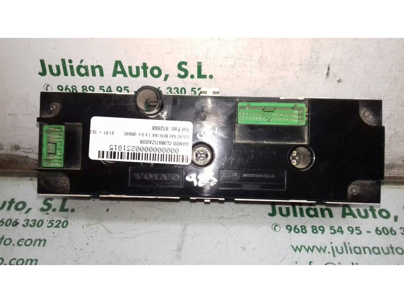 Recambio de mando climatizador para volvo s40 berlina 1.9 d+ (85kw) referencia OEM IAM 612698 0142699G04 