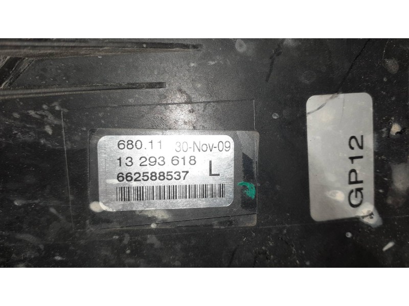 Recambio de faro antiniebla izquierdo para opel astra j lim. cosmo referencia OEM IAM 13293618  662588537