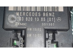 Recambio de centralita cierre para mercedes-benz clase c (w203) berlina 220 cdi (203.006) referencia OEM IAM 2038201385 20382013 2