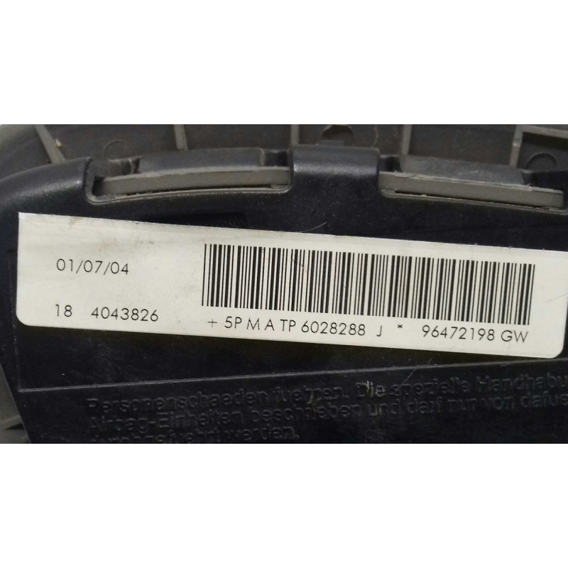 Recambio de airbag lateral delantero derecho para citroen xsara picasso 2.0 hdi sx referencia OEM IAM 96472198GW  