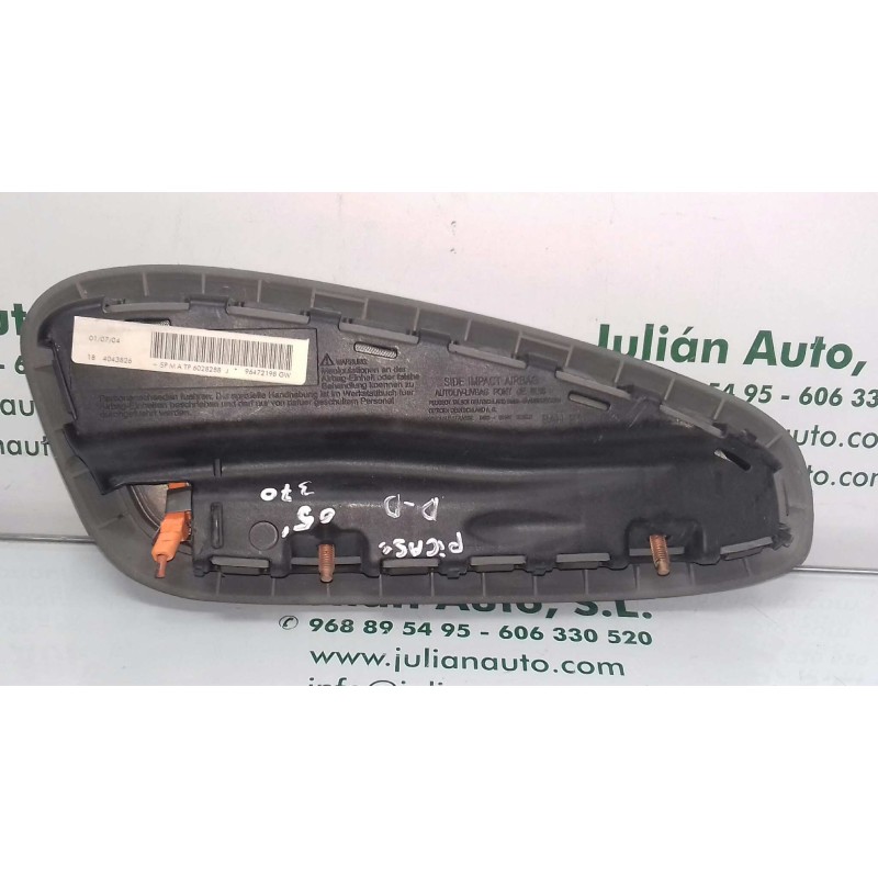 Recambio de airbag lateral delantero derecho para citroen xsara picasso 2.0 hdi sx referencia OEM IAM 96472198GW  