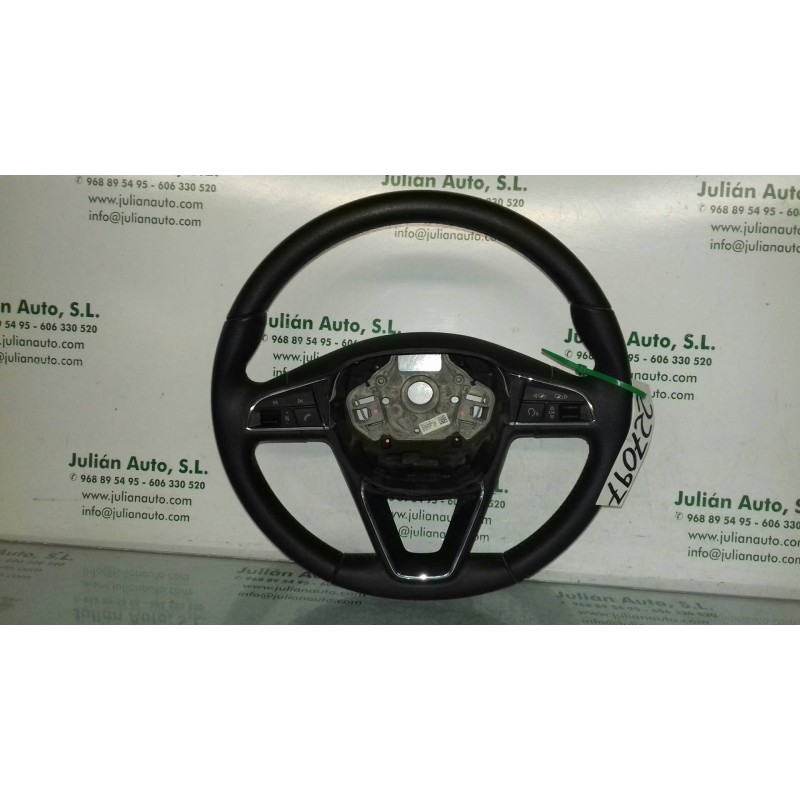 Recambio de volante para seat leon (5f1) reference referencia OEM IAM 5F0419091L MULTIFUNCION PIEL