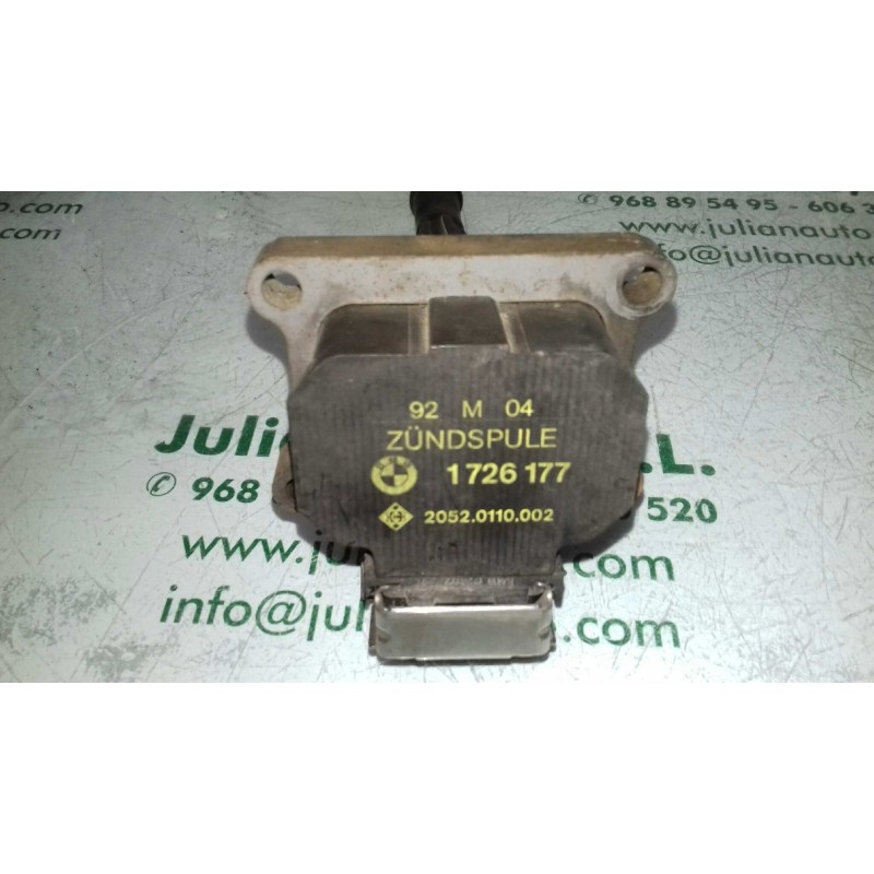 Recambio de bobina encendido para bmw serie 3 berlina (e36) 2.0 24v referencia OEM IAM 1726177  3 PINES