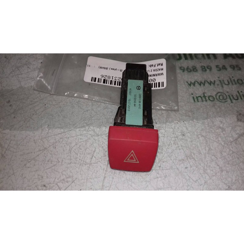 Recambio de warning para mazda 2 lim. (de) 1.3 style (5-ptas.) (55kw) referencia OEM IAM DR61664H0 10020844 