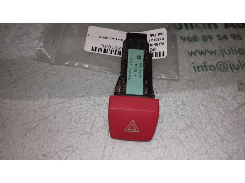 Recambio de warning para mazda 2 lim. (de) 1.3 style (5-ptas.) (55kw) referencia OEM IAM DR61664H0 10020844 