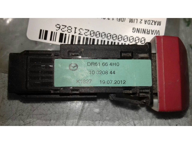 Recambio de warning para mazda 2 lim. (de) 1.3 style (5-ptas.) (55kw) referencia OEM IAM DR61664H0 10020844 