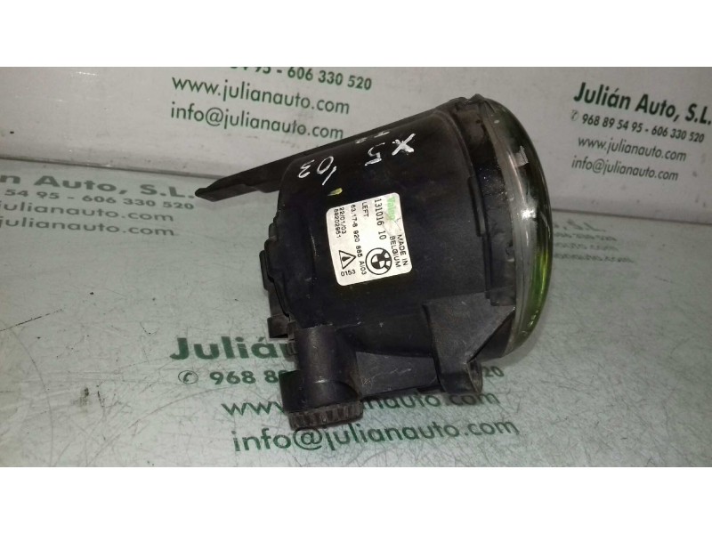 Recambio de faro antiniebla izquierdo para bmw x5 (e53) 3.0d referencia OEM IAM 13101610 63176920885 VALEO