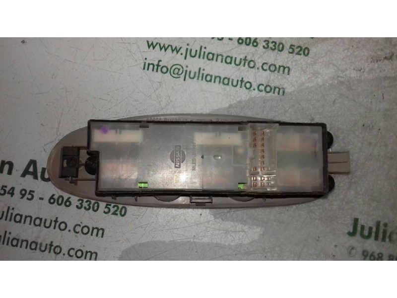 Recambio de mando elevalunas delantero izquierdo para nissan almera tino (v10m) ambience referencia OEM IAM   