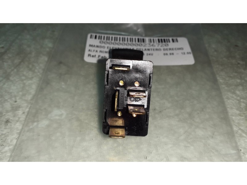 Recambio de mando elevalunas delantero derecho para alfa romeo 166 2.5 v6 24v referencia OEM IAM 156018962 A223 