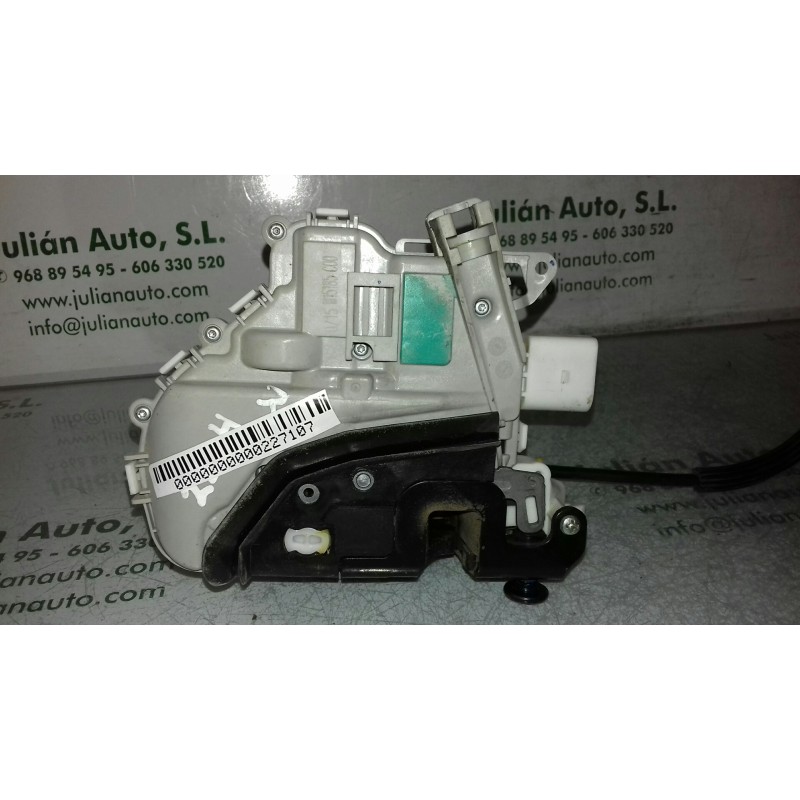 Recambio de cerradura puerta delantera izquierda para audi a5 cabriolet (8f7) 2.0 tdi (110kw) referencia OEM IAM 8J1837015F  