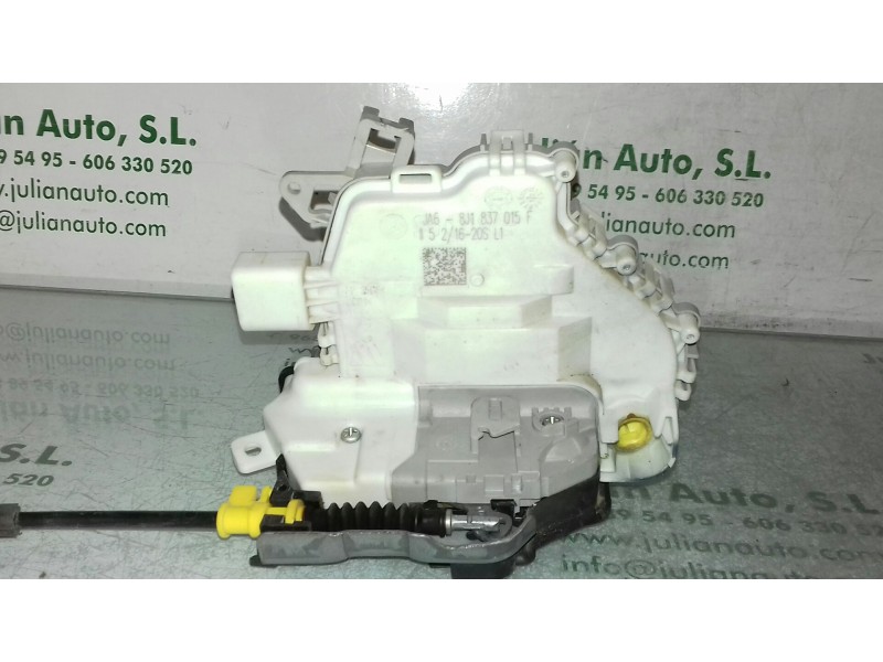 Recambio de cerradura puerta delantera izquierda para audi a5 cabriolet (8f7) 2.0 tdi (110kw) referencia OEM IAM 8J1837015F  