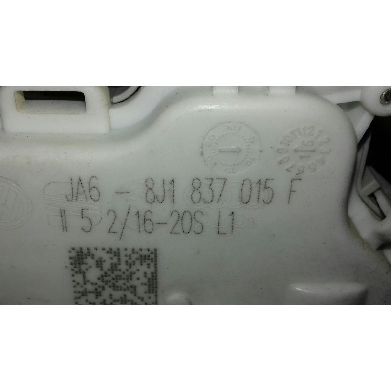 Recambio de cerradura puerta delantera izquierda para audi a5 cabriolet (8f7) 2.0 tdi (110kw) referencia OEM IAM 8J1837015F  