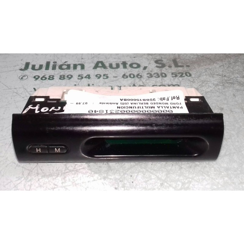 Recambio de pantalla multifuncion para ford mondeo berlina (gd) ambiente referencia OEM IAM 95BB15000BA  