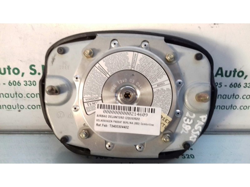Recambio de airbag delantero izquierdo para volkswagen passat berlina (3b2) comfortline referencia OEM IAM T3400304402  