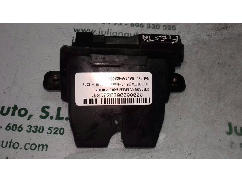 Recambio de cerradura maletero / porton para ford fiesta (cb1) ambiente referencia OEM IAM 8A61A442A66AB  