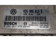 Recambio de centralita motor uce para volkswagen golf v berlina (1k1) highline referencia OEM IAM 03G906016B 0281011478 BOSCH 2