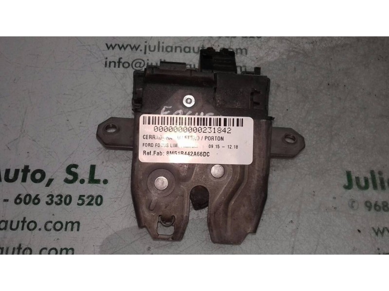 Recambio de cerradura maletero / porton para ford focus lim. titanium referencia OEM IAM 8M51R442A66DC  