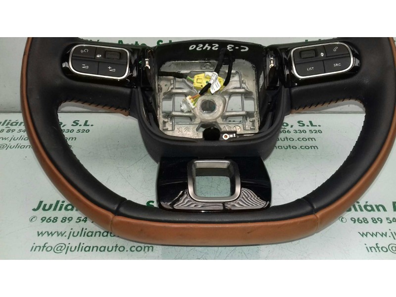 Recambio de volante para citroen c3 pure tech referencia OEM IAM 34228598F 34250110 