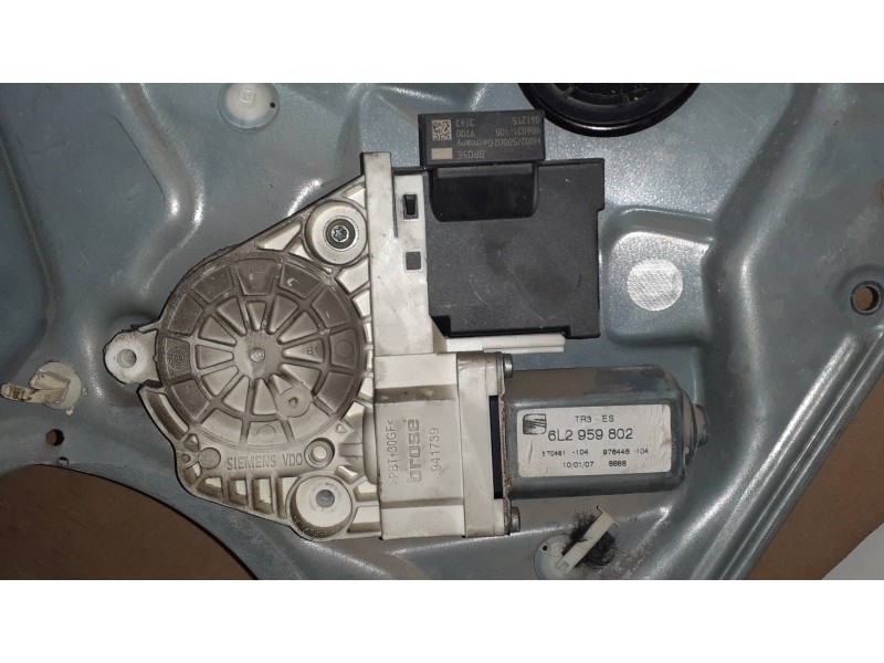 Recambio de elevalunas delantero izquierdo para seat ibiza (6l1) reference referencia OEM IAM 6L3837751CH 6L3837755T ELECTRICO