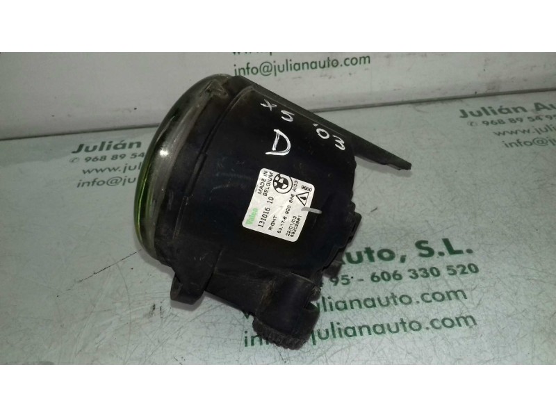 Recambio de faro antiniebla derecho para bmw x5 (e53) 3.0d referencia OEM IAM 13101610 63176920886 VALEO
