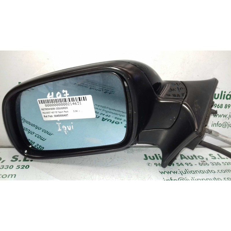 Recambio de retrovisor izquierdo para peugeot 407 st sport pack referencia OEM IAM 96456984XT  ELECTRICO - ABATIBLE