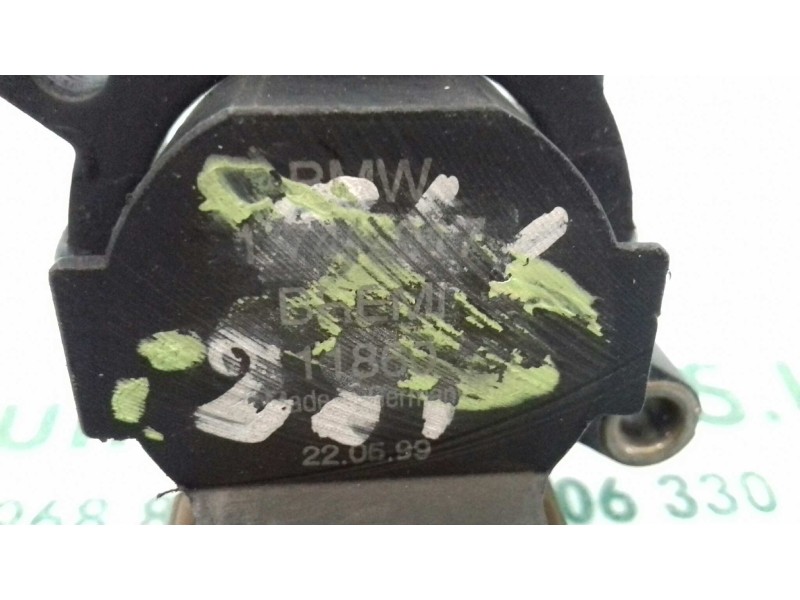 Recambio de bobina encendido para bmw serie 5 berlina (e39) 520i exclusive referencia OEM IAM 1748017 11860 3 PINES