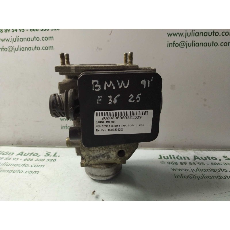 Recambio de caudalimetro para bmw serie 3 berlina (e36) 2.5 24v referencia OEM IAM 0280200203  BOSCH