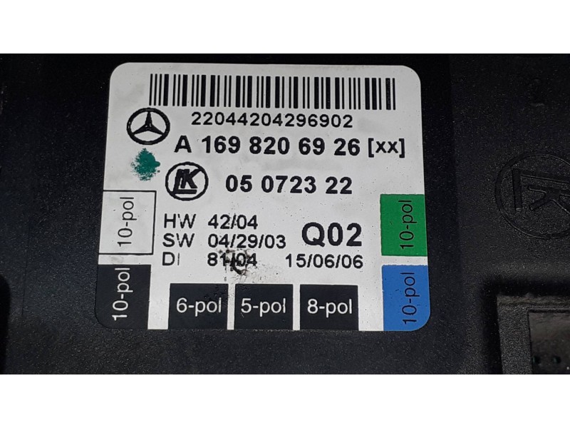 Recambio de modulo electronico para mercedes-benz clase b (w245) 180 cdi (245.207) referencia OEM IAM A1698206926 05072322 