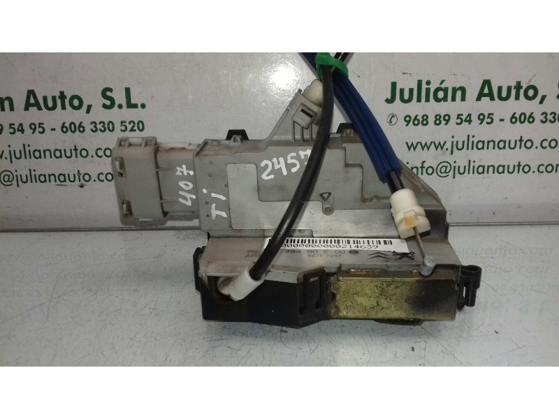 Recambio de cerradura puerta trasera izquierda para peugeot 407 st sport pack referencia OEM IAM 9660699480E00  6 PINES