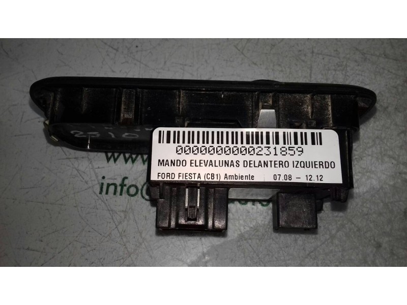 Recambio de mando elevalunas delantero izquierdo para ford fiesta (cb1) ambiente referencia OEM IAM 8A6T14A132EC  