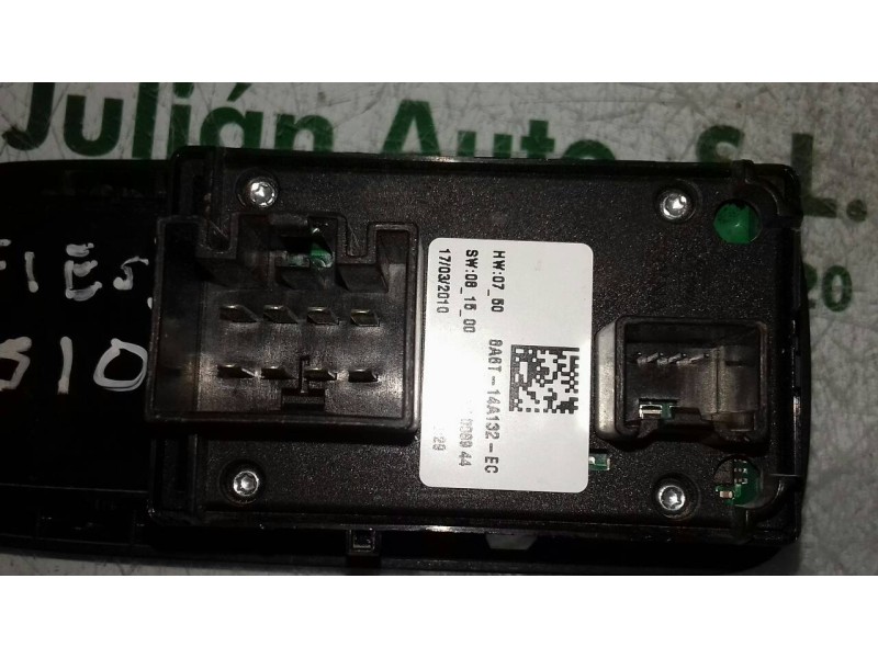 Recambio de mando elevalunas delantero izquierdo para ford fiesta (cb1) ambiente referencia OEM IAM 8A6T14A132EC  