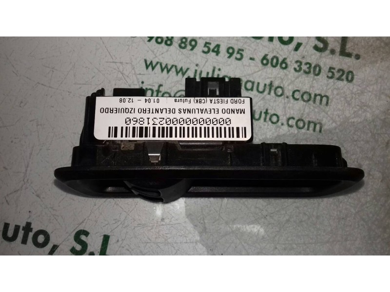Recambio de mando elevalunas delantero izquierdo para ford fiesta (cb1) ambiente referencia OEM IAM 8A6T14A132AC  