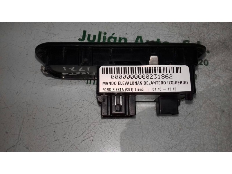 Recambio de mando elevalunas delantero izquierdo para ford fiesta (cb1) trend referencia OEM IAM 8A6T14A132EC  