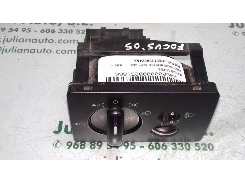 Recambio de mando luces para ford focus berlina (cap) ghia referencia OEM IAM 4M5T13A024AA  