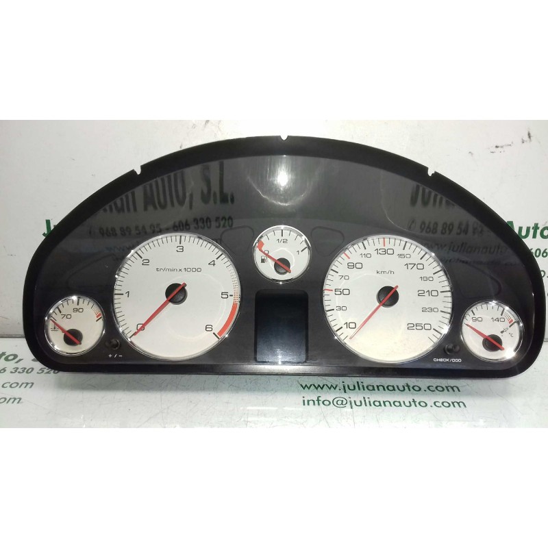 Recambio de cuadro instrumentos para peugeot 407 st sport pack referencia OEM IAM 9658138580 A2C53010609G SIEMENS VDO