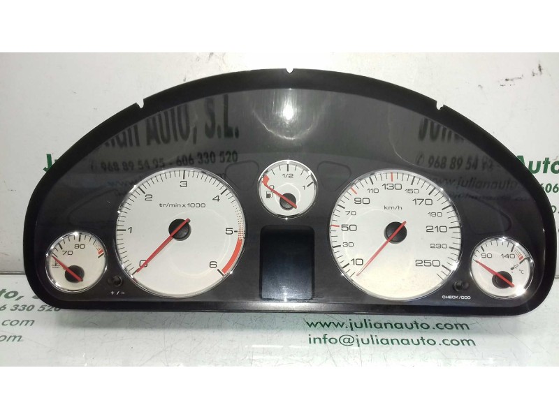 Recambio de cuadro instrumentos para peugeot 407 st sport pack referencia OEM IAM 9658138580 A2C53010609G SIEMENS VDO