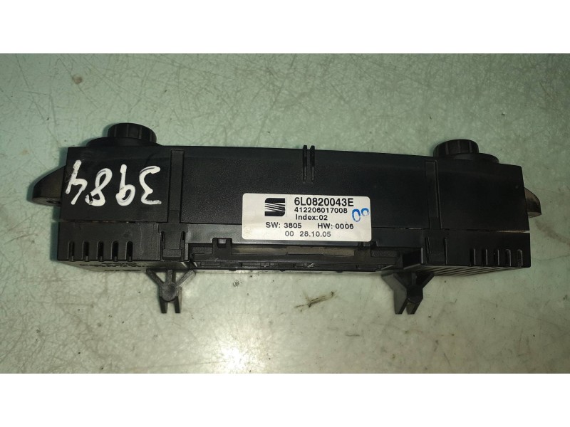 Recambio de mando climatizador para seat ibiza (6l1) reference referencia OEM IAM 6L0820043E  