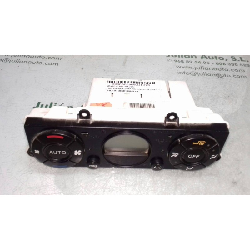 Recambio de mando climatizador para ford mondeo berlina (ge) ambiente (06.2003) (d) referencia OEM IAM 2S5H18C612AA  