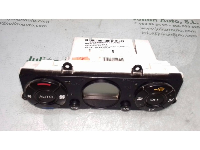 Recambio de mando climatizador para ford mondeo berlina (ge) ambiente (06.2003) (d) referencia OEM IAM 2S5H18C612AA  