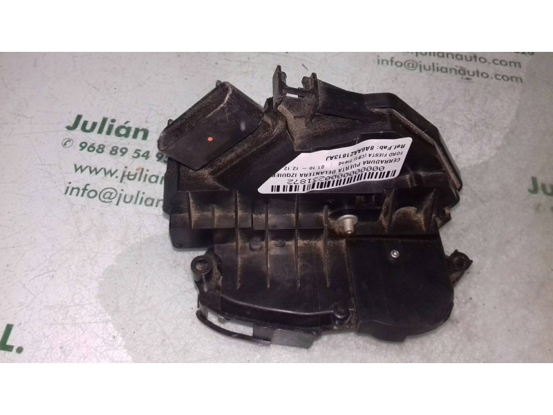 Recambio de cerradura puerta delantera izquierda para ford fiesta (cb1) trend referencia OEM IAM 8A6AA21813AJ  