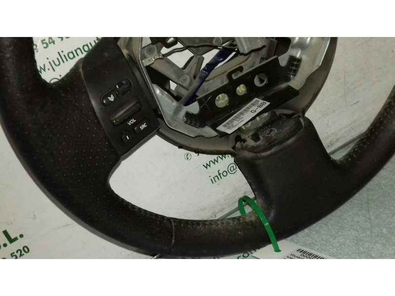 Recambio de volante para nissan micra c+c (ck12e) tekna referencia OEM IAM 48430AX52B MULTIFUNCION PIEL