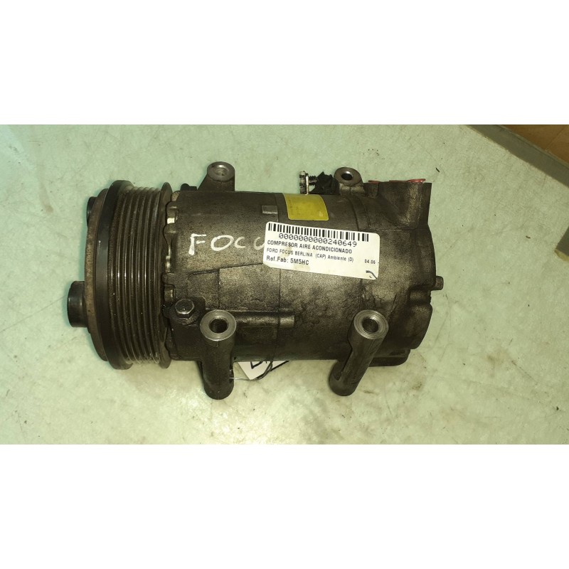 Recambio de compresor aire acondicionado para ford focus berlina (cap) ambiente (d) referencia OEM IAM 5M5HC 5M5HC 