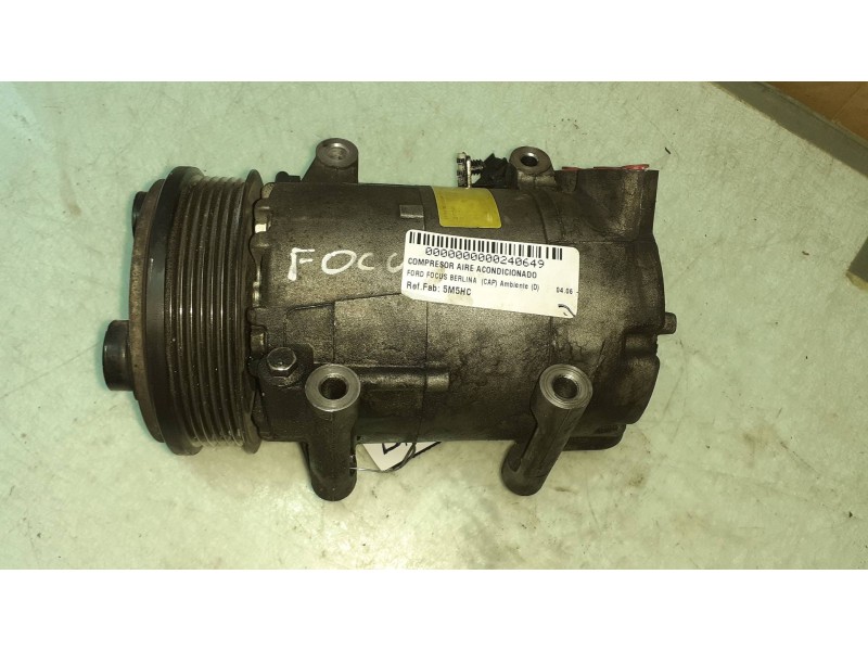 Recambio de compresor aire acondicionado para ford focus berlina (cap) ambiente (d) referencia OEM IAM 5M5HC 5M5HC 