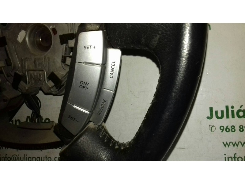 Recambio de volante para nissan primera berlina (p12) acenta referencia OEM IAM 48430BA180 MULTIFUNCION PIEL