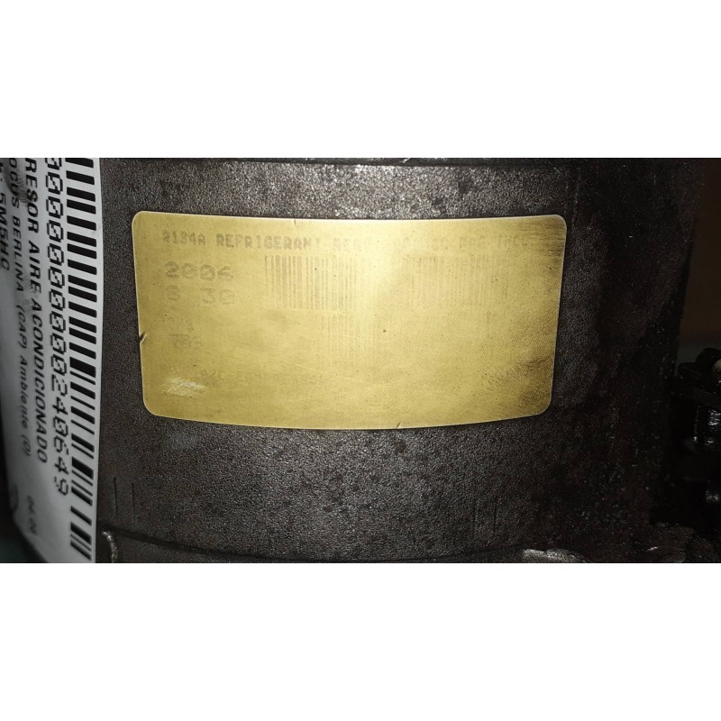 Recambio de compresor aire acondicionado para ford focus berlina (cap) ambiente (d) referencia OEM IAM 5M5HC 5M5HC 