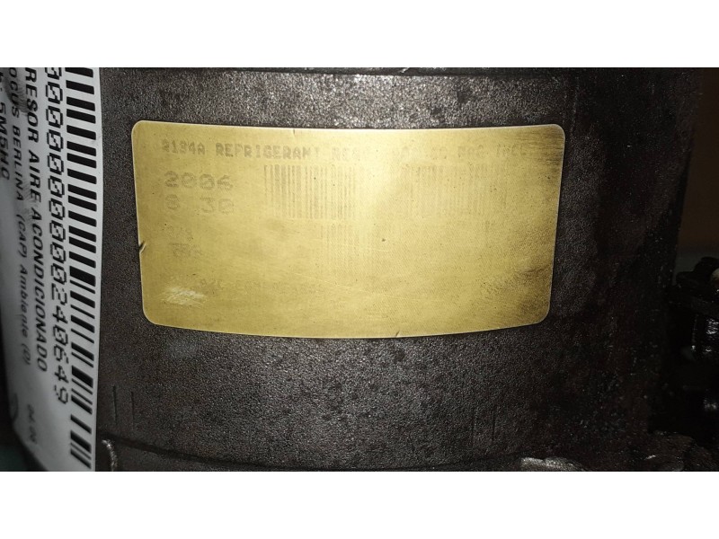 Recambio de compresor aire acondicionado para ford focus berlina (cap) ambiente (d) referencia OEM IAM 5M5HC 5M5HC 