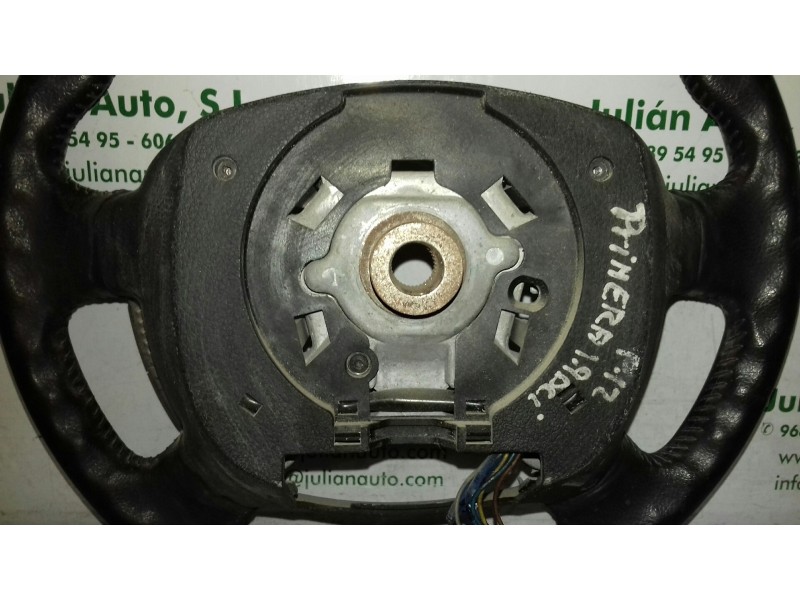 Recambio de volante para nissan primera berlina (p12) acenta referencia OEM IAM 48430BA180 MULTIFUNCION PIEL