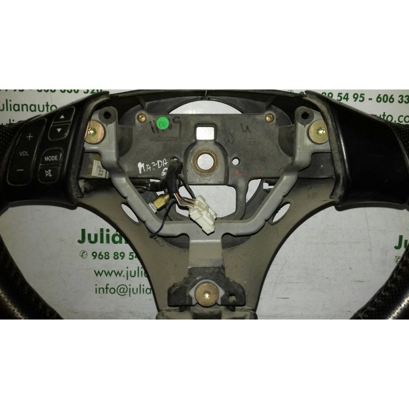 Recambio de volante para mazda 6 berlina (gg) 1.8 active (4-ptas.) referencia OEM IAM GS12000720 MULTIFUNCION PIEL